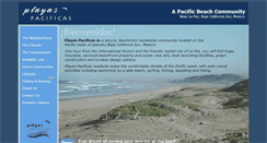 Desktop Screenshot of playaspacificas.com